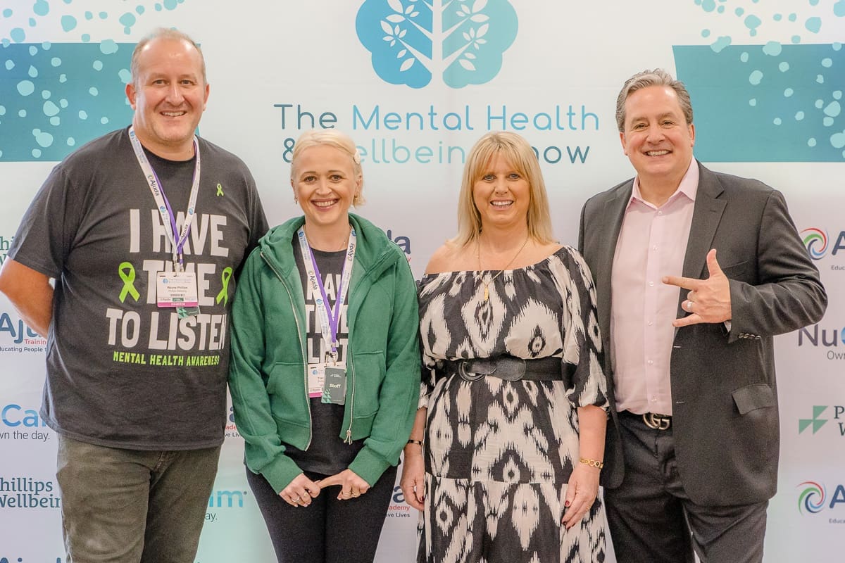 Dawn Evans and Sponsers of the Mental Health and Wellbeing Show at Cardiff City Stadium May 2024